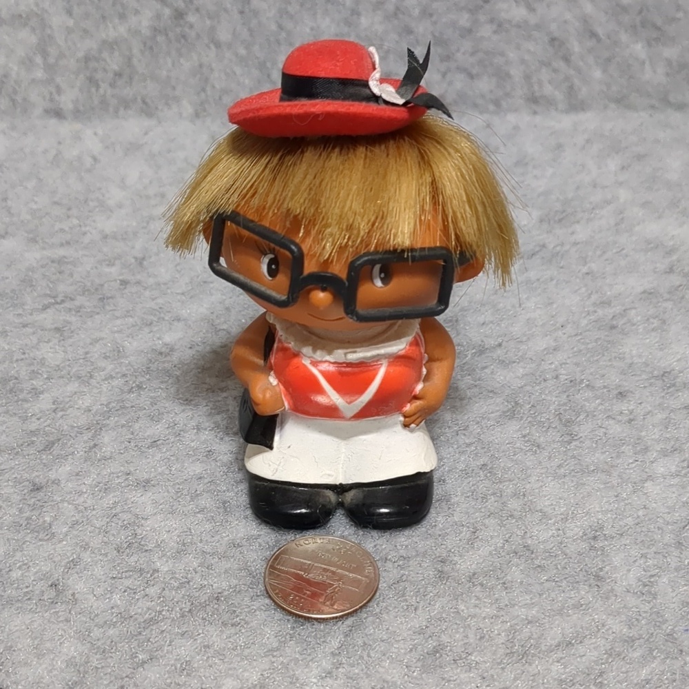 Korean nerdy uggly Vintage Mini doll 60's - Picture 6 of 7